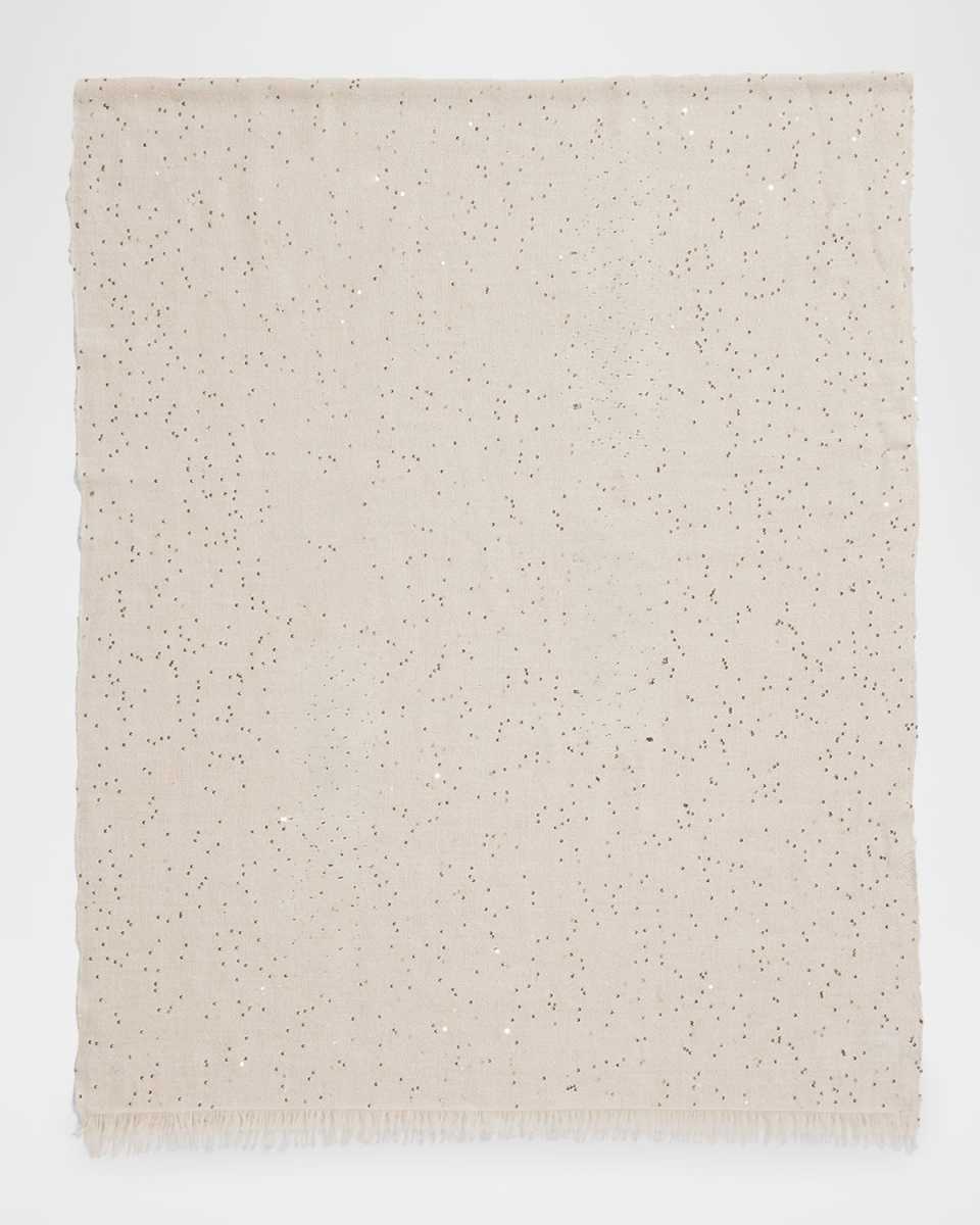Speckled Lightweight Linen Scarf